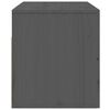 vidaXL Nástenné nočné stolíky 2 ks sivé 50x36x40 cm