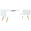 vidaXL Konferenčný stolík, biely 100x49,5x43 cm, kompozitné drevo