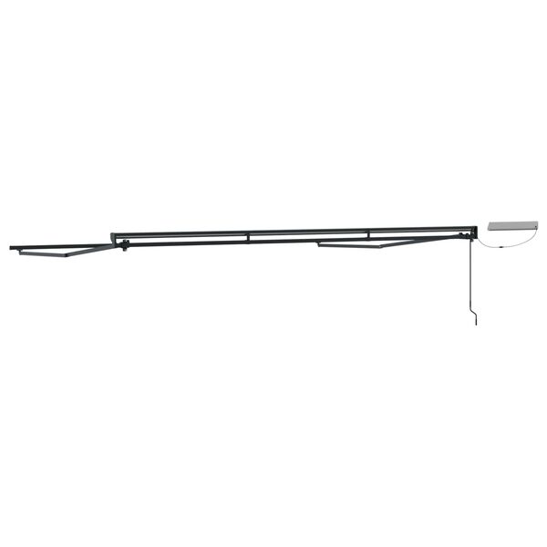 vidaXL Elektrick&yacute; automatick&yacute; r&aacute;m mark&iacute;zy Biely 2,5 x 2 m Oceľ