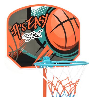 vidaXL Prenosná basketbalová hracia sada, nastaviteľná 109-141 cm