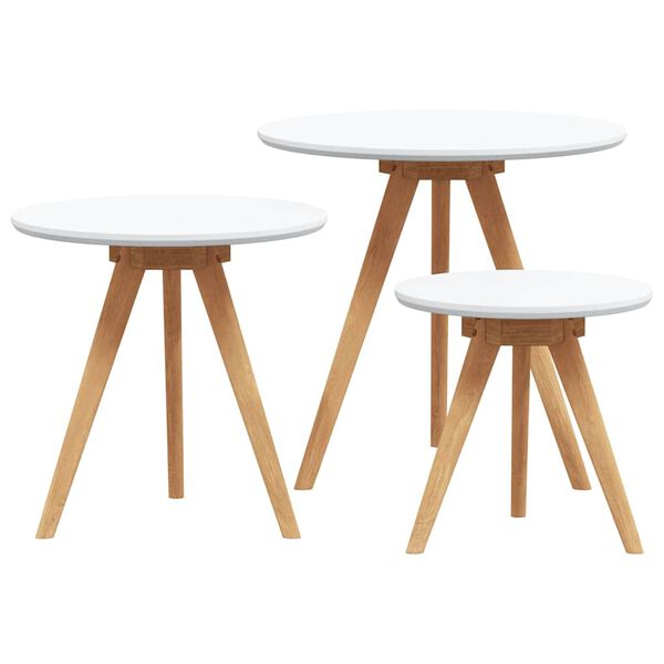 vidaXL Konferenčný stolík Hnedá 50 x 50 x 46 cm Orechový masív