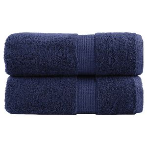 vidaXL Pr&eacute;miov&eacute; um&yacute;vacie utierky SOLUND 2 ks n&aacute;morn&iacute;cka modr&aacute; 30x30 cm 600 g/m&sup2;