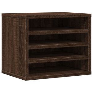 vidaXL Organiz&eacute;r na st&ocirc;l čierny 36x26x29,5 cm kompozitn&eacute; drevo