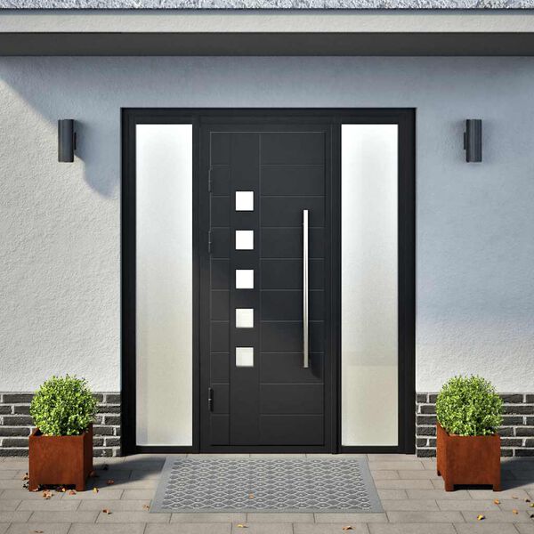 vidaXL Z&aacute;hradn&eacute; kvetin&aacute;če 2 ks Oceľ odoln&aacute; voči poveternostn&yacute;m vplyvom