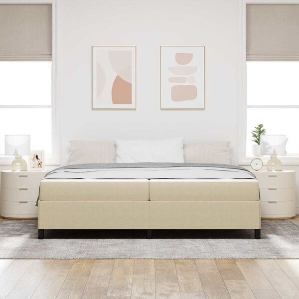 vidaXL R&aacute;m postele s matracmi Svetlozelen&aacute; &scaron;ed&aacute; 200 x 200 cm l&aacute;tka