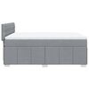 vidaXL Boxspring posteľ s matracom bledosiv&aacute; 140x200 cm l&aacute;tka