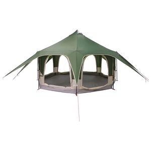 vidaXL Rodinn&yacute; stan Zelen&aacute; Pre 5 os&ocirc;b 185T Polyester s PU n&aacute;terom