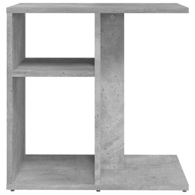 vidaXL Príručný stolík, betónovo sivý 50x30x50 cm, kompozitné drevo