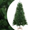 vidaXL Umel&yacute; vianočn&yacute; stromček 150 cm PVC a borovicov&yacute; mas&iacute;v Zelen&aacute;