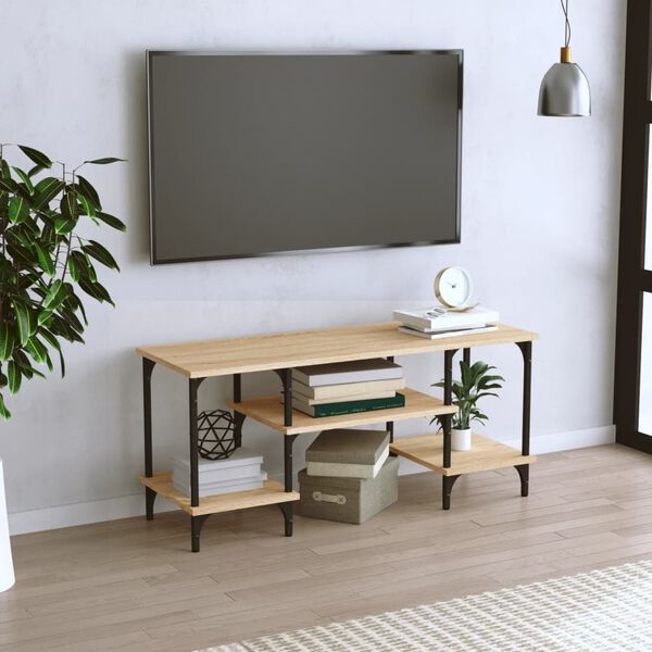 vidaXL TV skrinka dub sonoma 102x35x45,5 cm kompozitn&eacute; drevo