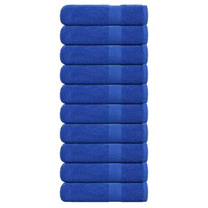 vidaXL Utierky na ruky FROGN 10 ks modr&eacute; 50x100 cm 360 g/m&sup2;