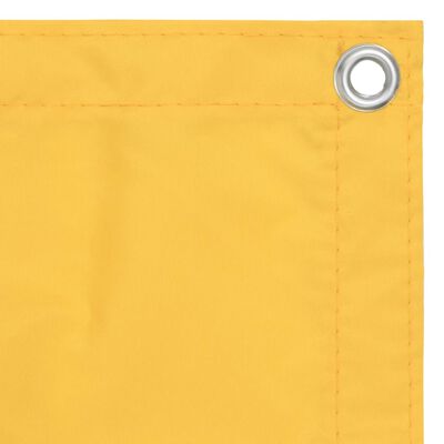 vidaXL Balkónová markíza, žltá 120x400 cm, oxfordská látka