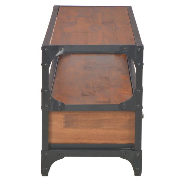 vidaXL TV skrinka s 2 zásuvkami 120x30x40 cm masívne borovicové drevo