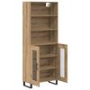vidaXL Highboard Remeseln&yacute; dub 69,5 x 34 x 180 cm Kompozitn&eacute; drevo