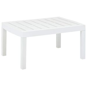 vidaXL Z&aacute;hradn&yacute; stol&iacute;k, biely 78x55x38 cm, plast