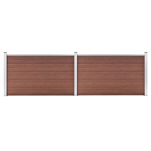 vidaXL Z&aacute;hradn&yacute; plot WPC 353x106 cm hned&yacute;