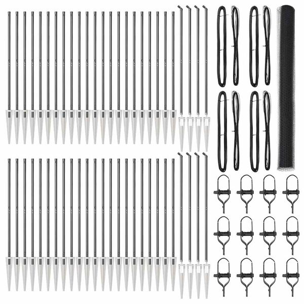 vidaXL Stĺp na plot. Siv&aacute; 100 x 1,5 m (25 mm mriežka) Ocel a PVC