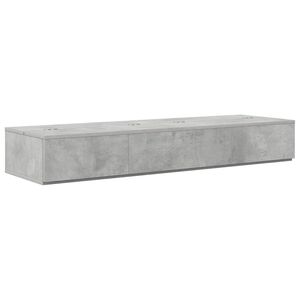 vidaXL &Scaron;t&uacute;diov&yacute; st&ocirc;l Bet&oacute;novo siv&aacute; 130 x 40 x 19,5 cm Kompozitn&eacute; drevo