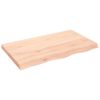 vidaXL K&uacute;peľňov&aacute; doska 100x60x(2-6) cm neo&scaron;etren&yacute; mas&iacute;v