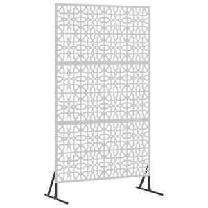 vidaXL Z&aacute;ves na zabezpečenie s&uacute;kromia Siv&aacute; 100 x 50 x 180 cm Oceľ