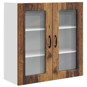vidaXL Dvierka na um&yacute;vačku Kalmar Star&eacute; drevo 80 x 31 x 80 cm