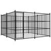 vidaXL Vonkajšia voliéra pre psy 300x300x185 cm