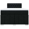 vidaXL Boxspring posteľ s matracom čierny 120x200 cm l&aacute;tka