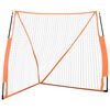 vidaXL Bejzbalov&aacute; sieť oranžovo-čierna 183x182x183cm oceľ a polyester