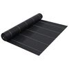 vidaXL Tkanina proti burine PP 2x25 m čierna