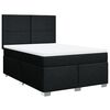 vidaXL Boxspring posteľ s matracom čierny 140x190 cm l&aacute;tka