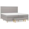vidaXL Posteľn&yacute; r&aacute;m boxsping s matracom bledosiv&yacute; 200x200 cm l&aacute;tka