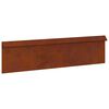 vidaXL Slim&aacute;kov&aacute; ohrada 100 x 3,5 x 25 cm Poveternostne odoln&aacute; oceľ