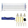 vidaXL Bedmintonov&aacute; sada siete a ko&scaron;&iacute;kov, 500x155 cm