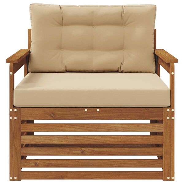 vidaXL Z&aacute;hradn&aacute; s&uacute;prava gaučov Mas&iacute;vne ak&aacute;ciov&eacute; drevo a polyester