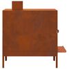 VidaXL kempingov&yacute; varič 35x50x60 cm Corten Steel