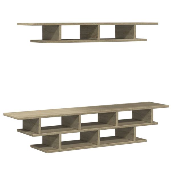 vidaXL TV n&aacute;stenn&eacute; skrinky dub sonoma kompozitn&eacute; drevo