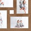 vidaXL Kolážový fotorámik na 4 fotky (10x15 cm) bledohnedý MDF