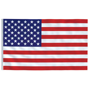 vidaXL Vlajka USA 90x150 cm
