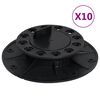 vidaXL Nastaviteľn&eacute; nožičky pre podlahu 10 ks 25-40 mm