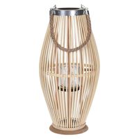 H&S Collection Lampáš 24x48 cm bambusový prírodný