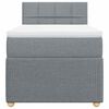 vidaXL Boxspring posteľ s matracom bledosiv&yacute; 100x200 cm l&aacute;tka