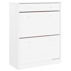 vidaXL Skrinka na top&aacute;nky ALTA biela 77x35x96 cm mas&iacute;vna borovica