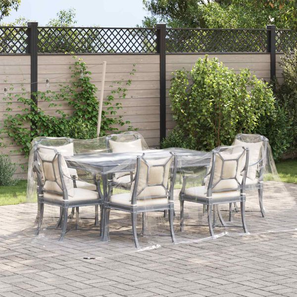 vidaXL Plachta Priehľadn&aacute; 3 x 4 m PVC