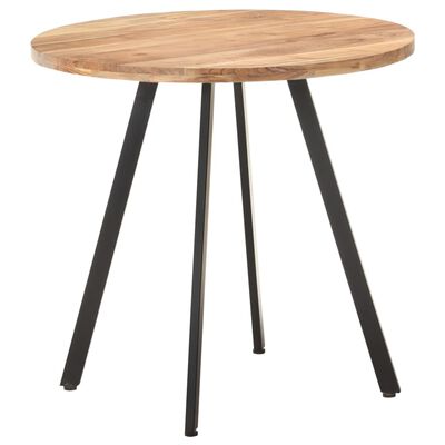 vidaXL Jedálenský stôl 80 cm masívne akáciové drevo
