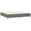vidaXL Boxspring posteľ s matracom tmavosiv&aacute; 200x200 cm l&aacute;tka