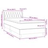 vidaXL Box Spring Posteľ s matracom Tmavosiv&aacute; 100x220 cm Zamat