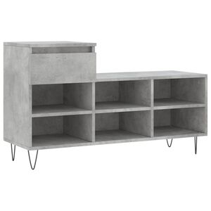 vidaXL Botn&iacute;k bet&oacute;novo siv&yacute; 102x36x60 cm spracovan&eacute; drevo