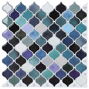 vidaXL Dlažba Lanturn 10 pcs Modrozelen&aacute; 27 x 27 cm Polyuret&aacute;n a PET