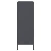 vidaXL Vysoká skrinka antracitová 68x39x113 cm oceľ