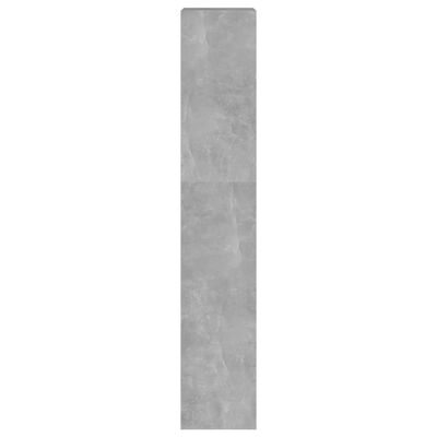 vidaXL Knižnica/deliaca stena betónová sivá 40x30x166 cm